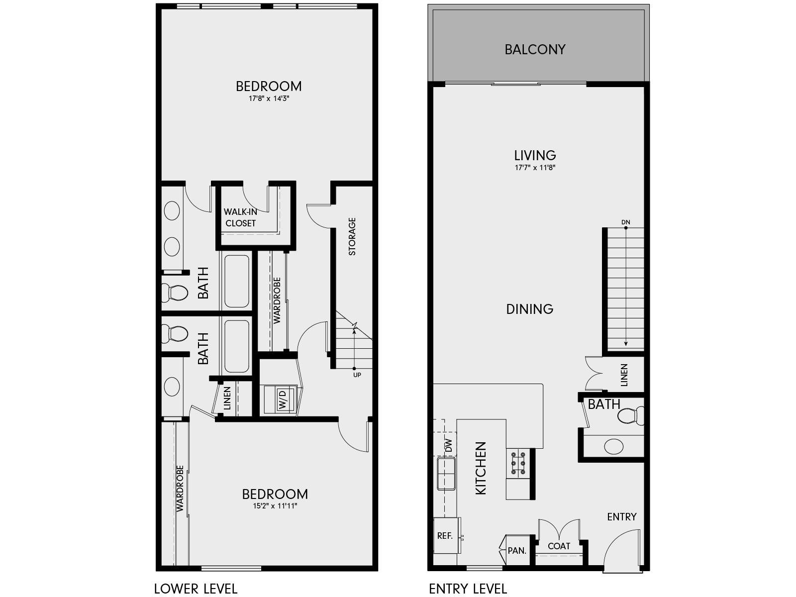 Floor plan layout diagram for 2D